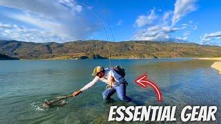 Ep 7 - Fly Fishing Accessories I Recommend & TRUST Net Waders Boots Gear Bag & More