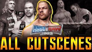 WWE Smackdown Vs Raw 2009 - ALL CUT SCENES - Road To Wrestlemania Triple H