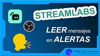  Cómo poner Alertas con Voz y Mensajes  Tutorial Streamlabs