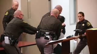 Man struggles against deputies as he is sentenced for murdering a 4-year-old Graphic Content