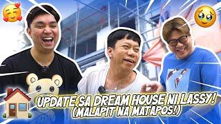 UPDATE SA DREAM HOUSE NI LASSY MALAPIT NA MATAPOS  BEKS BATTALION