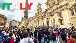 Immerse Yourself in Romes Enchanting Streets  4K HDR Italy Walking Tour