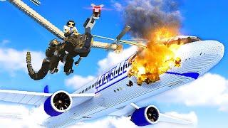 Dragon Mech Causes Plane CRASH - Teardown Mods Gameplay