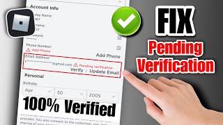 how to fix pending verification on roblox 2024  roblox email pending verification