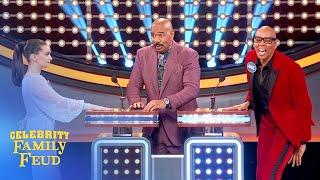 RuPaul writes his own question. Gets #1 answer  Celebrity Family Feud