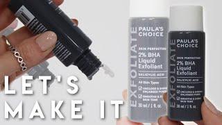 DIY Paulas Choice 2% BHA Liquid Exfoliant - Free 2% Salicylic Acid Recipe