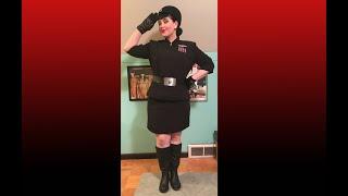 How I made my Imperial Stewardess Cosplay Pinup Imperial Officer