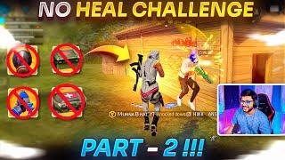 No Heal Challenge Part 2..  Ee Sari Twistlu Levuu.. - Free Fire Telugu - MBG ARMY