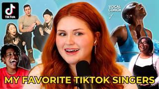 My favorite singers on TIKTOK I Vocal Coach Reacts