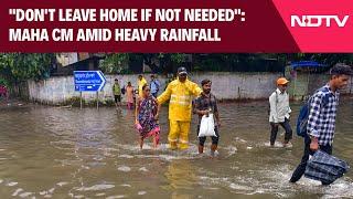 Mumbai Rains Update  Dont Leave Home If Not Needed E Shindes Appeal After Rain Halts Mumbai