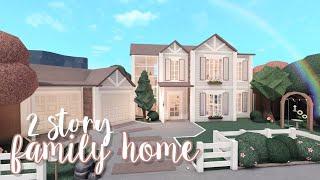 2 story family home   bloxburg speedbuild  luminto