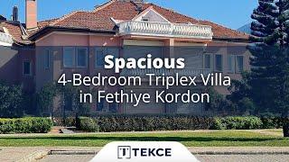 Spacious 4-Bedroom Triplex Villa in Fethiye Kordon  Tekce Overseas®