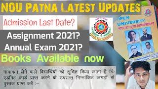 NOU Patna Latest Updates  Books Available  Assignment 2021  Exam 2021  Exam Results 2020