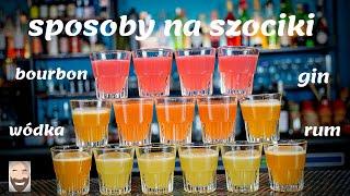 Cztery sposoby na shoty i szociki wódka gin rum bourbon ▶ Z pamiętniczka barmana