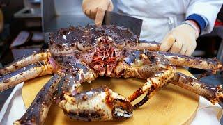 New York City Food - GIANT ALASKAN KING CRAB & FRIED BUNS Park Asia Brooklyn Seafood NYC