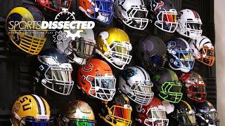 How a FOOTBALL HELMET is CUSTOMIZED at Green Gridiron  Sports Dissected