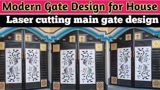 Latest Cnc Laser cutting gate design  Modern gate design for house