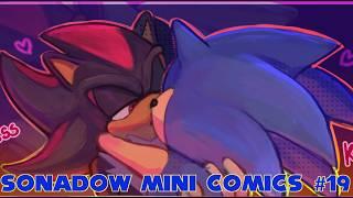 A surprise kiss  Sonadow Mini comic dubs #19