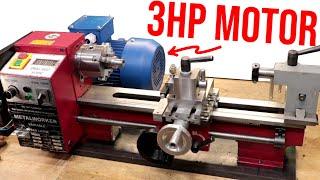 Mini Lathe 3HP Motor Upgrade..... Yep 3HP