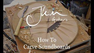How to Carve Soundboards - JKM Guitars Tutorial