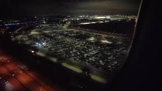  Landing Into ATLs Airport at Night ️  Hartsfield-Jackson Atlanta International Airport ️