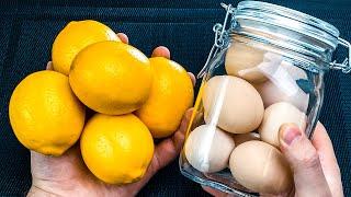 Lemons and Eggs in a Jar for Bones Joints and Immunity Heres How to Use Them