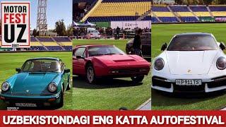 MOTOR FEST UZ 2021 UZBEKISTONDAGI FERRARI  PORSCHE  BMW  MERCEDES  LADA  VA GM UZBEKISTAN