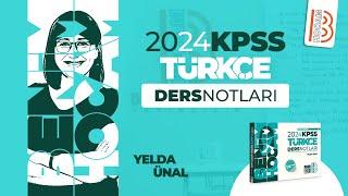 KPSS Türkçe - Sözcük Türleri Soru Çözümü 1 - Yelda ÜNAL - 2024