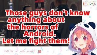 ENG SUB Sasaki Saku They dont know the horrors of Android Let me fight them Nijisanji Vtuber