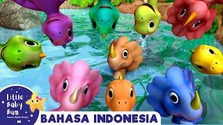 10 Dinosaurus Kecil・Lagu Anak-Anak・Kids Cartoons・Little Baby Bum