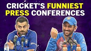 Top 10 Most Funny Press Conferences  Virat Kohli  Rohit Sharma  Team India World Cup  IND vs PAK