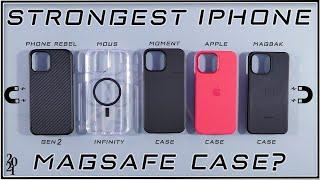 Whats the Strongest iPhone Magsafe Case? 2021  Testing 5 iPhone Cases with the Strongest Magsafe