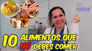 10 ALIMENTOS QUE NO DEBES DE COMER SI VIVES CON DIABETES  Dra. Melissa Tejeida