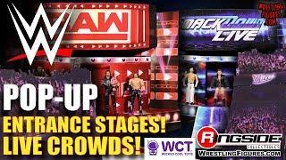 WWE FIGURE INSIDER  WWE POP-UPS - Raw SmackDown Live and Live Crowds