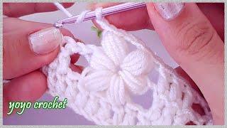 Amazing a wonderful crochet stitch beyond imagination  easy and beautiful - Wow