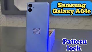 Samsung Galaxy A04e Mein Pattern Lock Kaise Lagaen  How To Set Pattern In Samsung Galaxy A04e