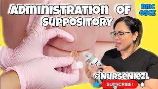 ADMINISTRATION OF SUPPOSITORY  NMC OSCE UK   #nurseniezl #niezl2023 #jenuinehappiniz #uknurse