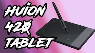 HUION 420 GRAPHIC TABLET REVIEW 2021