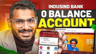 Indusind Bank Account Opening Online  Zero Balance Bank Account Opening Online