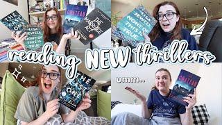 Reading 4 NEW Thriller Books a five star a one star and a DNF reading vlog