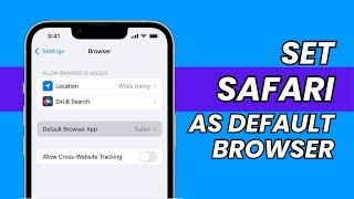 How to Set Safari as my Default Browser on iPhone QUICK