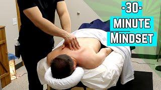 30 Minute Back Massage  My Mindset Going In  Ramble About Channel + Life