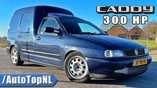 300HP VW CADDY *BIG TURBO* REVIEW on AUTOBAHN NO SPEED LIMIT by AutoTopNL