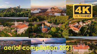 Aerial compilation 2021 by drone - 4K  2021 - nejlepší záběry z dronu