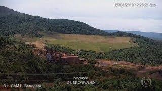 BRUMADINHO MOMENTO EXATO DO ROMPIMENTO DA BARRAGEM Jornal Nacional 01022019