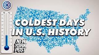 The Coldest Temperature Ever Recorded for Each U.S. State Ranked from Frosty to Frigid  NY Post