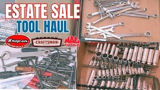 Estate Sale Auction Tool Haul Treasures - Craftsman Snap-on Mac and more