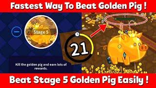 Easiest & Fastest Way To Beat Stage 5 Golden Pig In Rumble Heroes