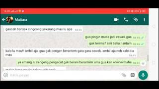 Prank Text NIKUNG Pacar Temen dan Ngajakin Berantem