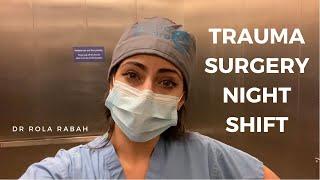 Night Shift On Trauma Surgery During COVID  VLOG Day in the Life of a Surgery Resident